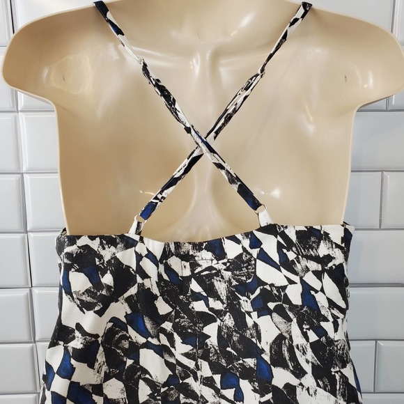 JOE'S JEANS | GEOMETRIC PRINTED MULTICOLORED ROMPER SHORT SET WOMEN'S SMALL - Picture 9 of 17